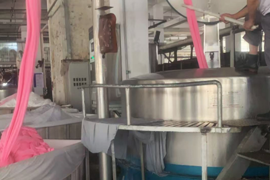 Farvning fabrikkens produktion-halvfabrikata dehydrering zone