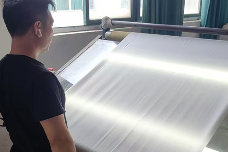 Farvning fabrik produktions-færdige produkt inspektion område