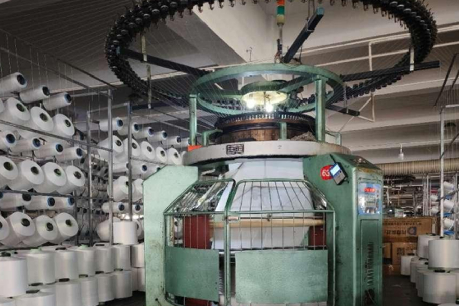 Grå stofproduktion model-høj fod enkeltsidet