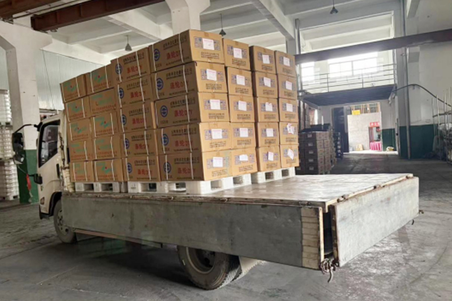 DTY produktionsfærdigt produktlager