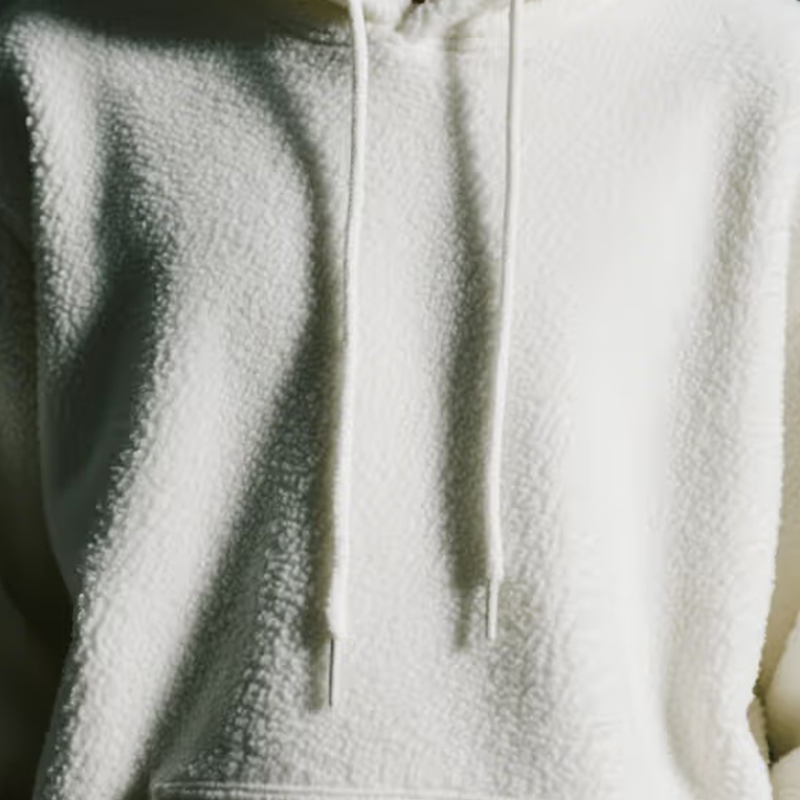 Imiteret bomuld anti-rynke sweatshirt stof